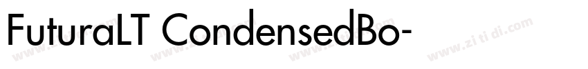 FuturaLT CondensedBo字体转换